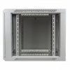 Digitus Szafa sieciowa wisząca 19 cali 9U rack 600x600, drzwi szyba, niedzielona, niezłożona, Szara